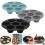 6Pcs Silicone Muffin Pan Assorted Colors Nonstick Cupcake Baking Cups 11