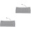 2Pcs Durable Grey Lumbar Brace Support Belt for Outdoor Training 4