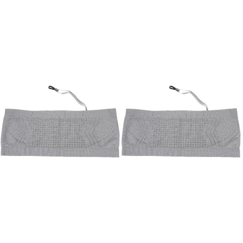2Pcs Durable Grey Lumbar Brace Support Belt for Outdoor Training 2