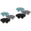 6Pcs Silicone Muffin Pan Assorted Colors Nonstick Cupcake Baking Cups 6