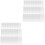 60Pcs Clear PP Book Covers Waterproof Protective Sleeve for Students 5