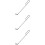 3Pcs Household Bbq Charcoal Rake Sturdy Ash Cleaning Black 7