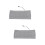 2Pcs Durable Grey Lumbar Brace Support Belt for Outdoor Training 8