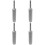 4Pcs Rotary Hammer Ground Rod Driver Silver Stainless Steel Tool 6