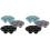 6Pcs Silicone Muffin Pan Assorted Colors Nonstick Cupcake Baking Cups 4