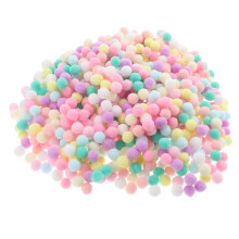 2Pcs Colorful Artificial Pom Pom Balls for Sewing and DIY Accessories