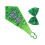 2Pcs Adjustable Green Bow Ties Sequin Cool Unique Formal Accessories 9
