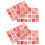 4Pcs Breathable Hamster Sleep Mat Assorted Color Glass Marble Material 6