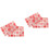 4Pcs Breathable Hamster Sleep Mat Assorted Color Glass Marble Material 5