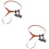 2Pcs Brown PU Sword Belt Holder Medieval Sword Frog for Decor 7