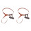 2Pcs Brown PU Sword Belt Holder Medieval Sword Frog for Decor 3