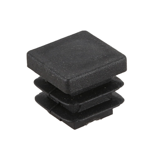 12 Pcs 15mm x 15mm Plastic Square Caps Tube Pipe Inserts End Blanking 2