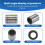 LM20UU 20mm Inside Dia Linear Motion  Bush Bearing Bushing Silver 4