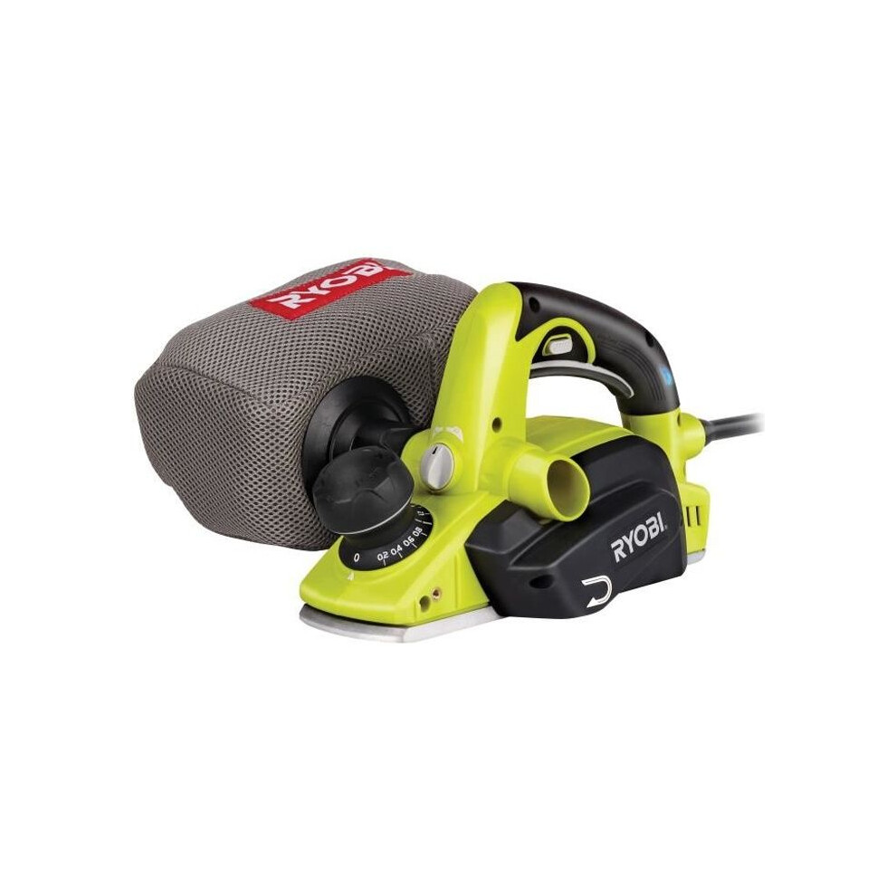 Ryobi - 600 W Planer - Width 82 Mm - Depth 1.5 Mm - 0-8 Mm Rebate - Supplied With 2 Reversible Blades - Epn6082chg