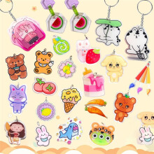 100 Pieces Heat Shrink Plastic Sheets, Heat Shrink Paper Blank Shrinky Film Sheets for Kids