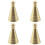 4PCS Brass Incense Burner Mold Set for DIY Relaxing Incense Making, Durable and Reusable Tools 1