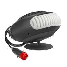 12V 120W BäRbar BilväRmare Defroster Avluftare ElväRmare Vindruta 360 Graders Rotation VäRme KylfläKt