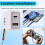 New USB Type-C Dual Port Power Module 220V Socket 5V 2.1A Phone Charging Module Transformer Charging Power Adapter 2