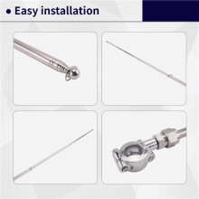 Bike Flag Pole Motorcycle Flagpole Cycling Handlebar Holder Mounting Stand Flag Pole Holder Accessories