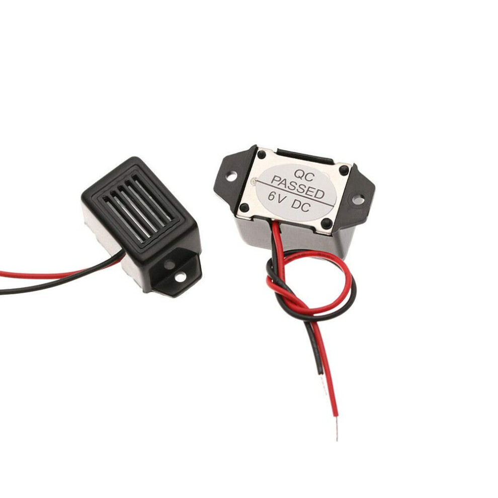 2Pcs 6V Electronic Buzzer Alarm Set, Wide Voltage Compatibility, Stable Tone For Diy Projects 9771547259312