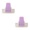 2Stk Plastik Papierstanzer Multicolor Für Kinder Und DIY Basteln 4