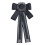 2Stk Schwarze Bow Tie Brosche Mit Für Damen, Vorgebunden 1