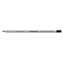 Cancellino non permanente - STAEDTLER - Lumocolor Omnichrom - Nero - Confezione da 12 - Solubile in acqua