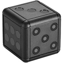 Dice Covert Camera, Mini Spionenhet med forbedret nattsyn, bevegelsesdeteksjon og multifunksjonell bruk for overvåking av hjemmekontor