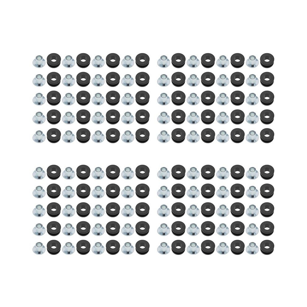 80Pcs Motorcycle Rubber Grommets Kits Motorcycle Windshield Bolts For Fairings Rubber 6031339168486