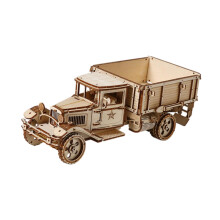 Children 3D Puzzle Kit Craft Wooden Model Truck Toy for Adults Kids Ho