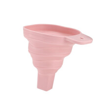 Novelty silicone folding funnel telescopic long Collapsible Style funnels for household liquid dispensing Kitchen Gadgets