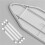 4 x bindings for elastic ironing board cover 4