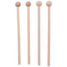 2 Pair Wood Mallets Percussion Sticks for Chime, Xylophone, Wood Block, Glockenspiel and Bells