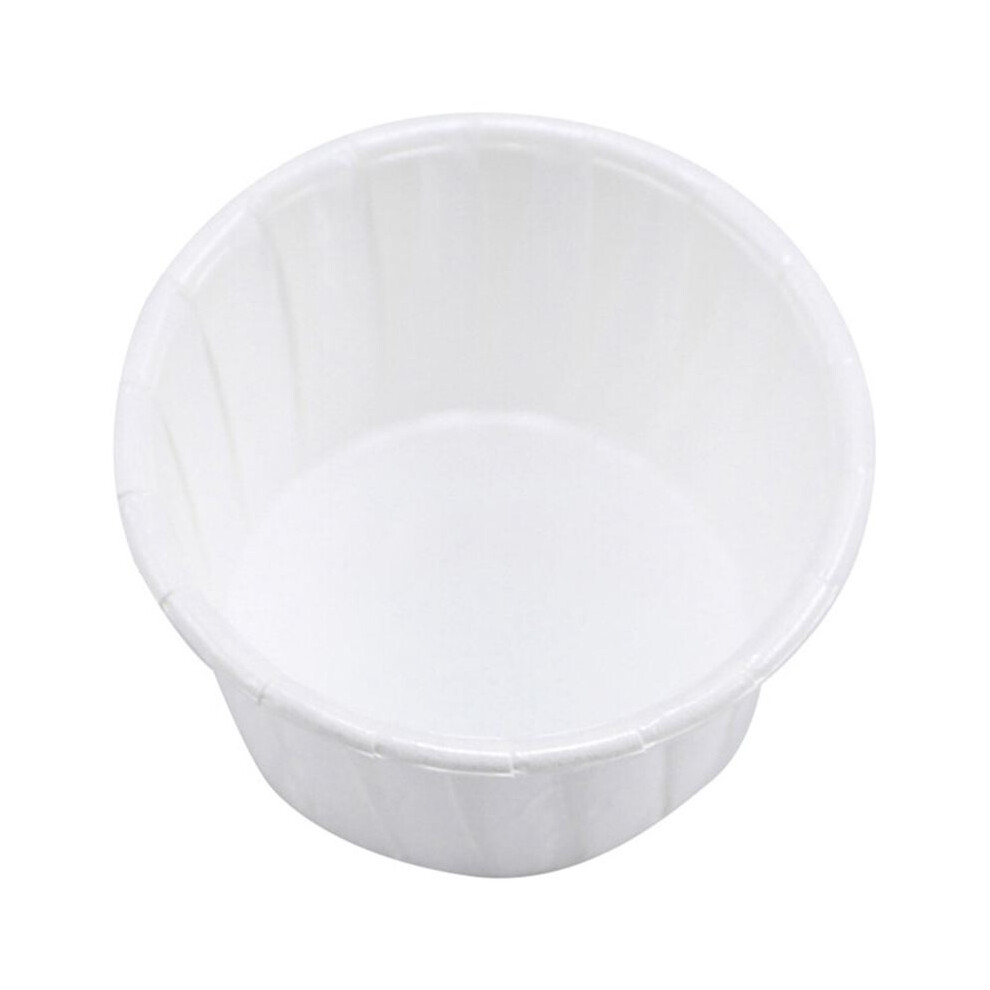 Cream 100Pcs Paper Cup Nose Hair Face Hair Removal Wax Bean Container Cake Paper Tray Paper Bowl Melting Wax Ice Organizer