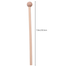 2 Pair Wood Mallets Percussion Sticks for Chime, Xylophone, Wood Block, Glockenspiel and Bells