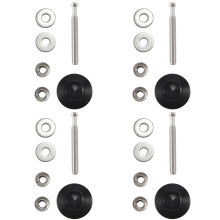 4X Druck Knopf Schnell Verschluss Motor Haube Motor Haube Riegel Bolzen Sperre Stoß Stange Clip Schwarz
