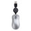 USB Wired Mouse Retractable Cable Tiny Small Mouse 1600 DPI Optical Compact Travel Mice for Windows 98 2000 XP Vista Ve (Silver) 1