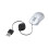 USB Wired Mouse Retractable Cable Tiny Small Mouse 1600 DPI Optical Compact Travel Mice for Windows 98 2000 XP Vista Ve (Silver) 3