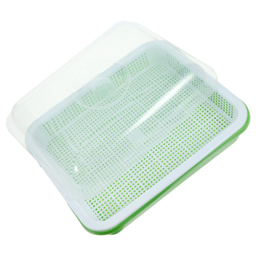 2Stk Pflanztablett Grün Kunststoff Für Microgreens Mit