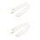 2Stk Schultertaschenkette Bag Strap Robustem Harz 5