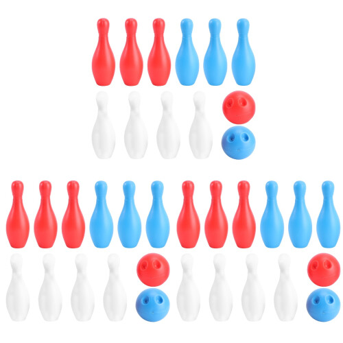 3Sets Spielzeug Bowling Set Kinder Kugeln Interaktive Spiele 2