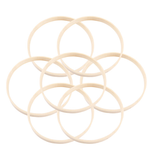40Stk Bambus Beige Für Handarbeit Und Basteln