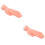 2Stk Maniküre Trainingshände Rosa Professionelles Nagelkunst 3