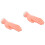 2Stk Maniküre Trainingshände Rosa Professionelles Nagelkunst 5