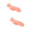 2Stk Maniküre Trainingshände Rosa Professionelles Nagelkunst 2