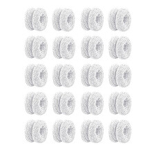 20 Pezzi di Bende Tubolari per , Culle per , Bende Sportive Morbide, Resistenti, Traspiranti, Aderenti, Fisse e Avvolte, Bianca