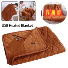 Blanket Powered By Power Bank Winter Bed Warmer USB Heated Blankets Body Thicker Heater Bed Warmer Machine -A