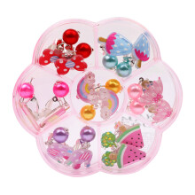 14Paare Dekorativer Cartoon Ohrschmuck Für Kinder Clips