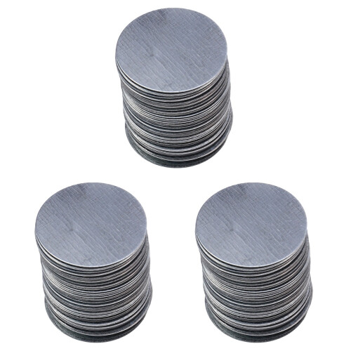 300Stk Dünne Eisenplatten Unterlage Für Make-Up Case in Silber 1