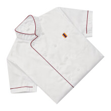 3Stk Kurzarm Chefjacke Weiß Für Hotel